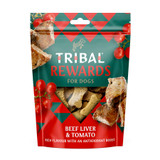 Tribal Rewards for Dogs in the flavour Beef Liver & Tomato, showing packaging