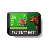 Nutriment Raw Dog Food in lamb formula