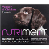 Nutriment raw dog food in the flavour Venison and Chicken