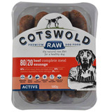 Cotswold Raw Active Beef Sausages 80/20 Raw Dog Food