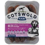 Cotswold Raw dog food Active Sausage 80/20 Turkey