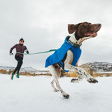 Ruffwear Vert Dog Jacket – waterproof, insulated winter coat for dogs with full coverage and leash portal.