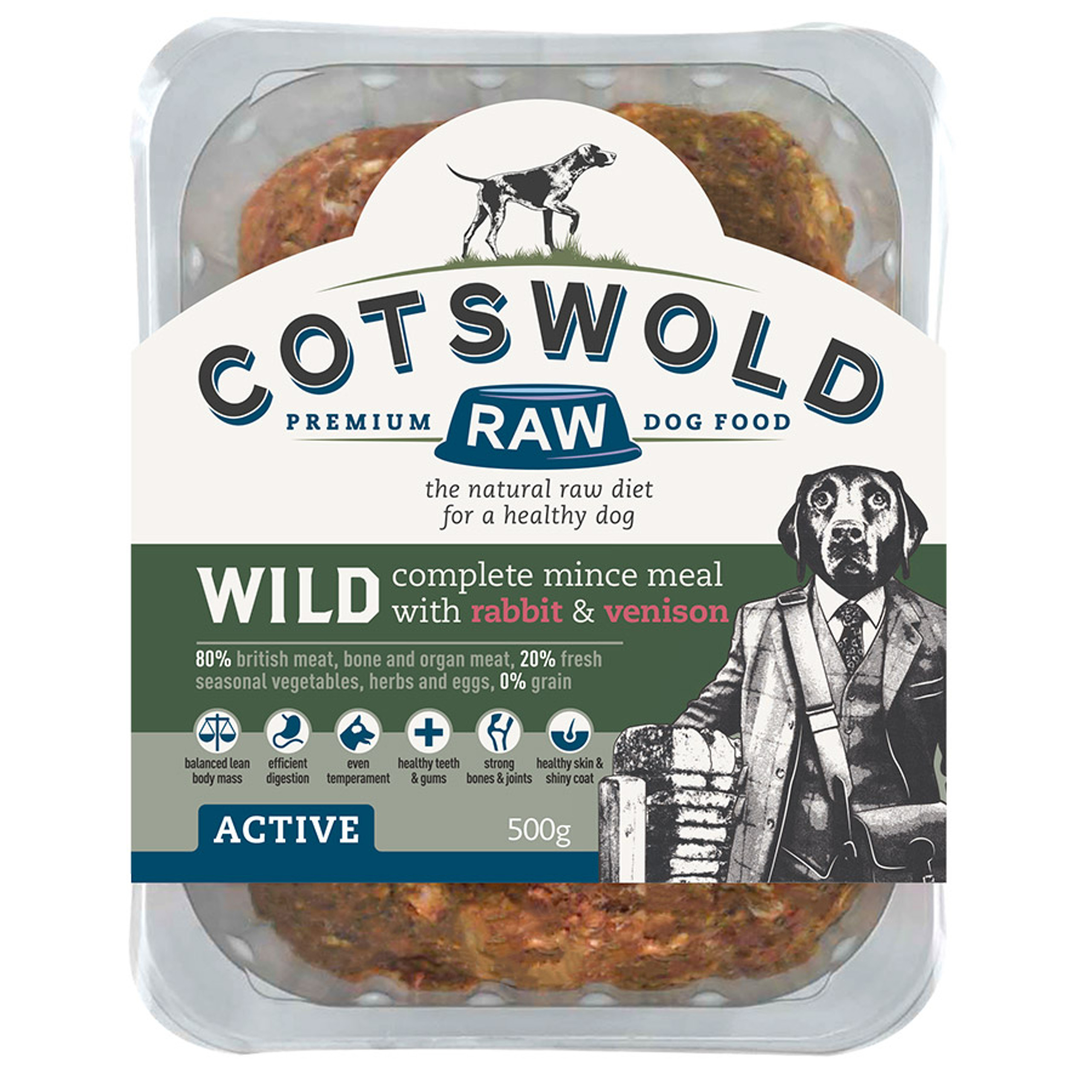 Cotswold RAW Wild Range Rabbit & Venison dog food