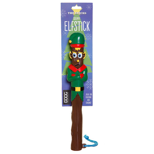 Grumpy Elf Stick Fetch Toy by DOOG