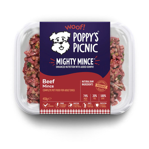 Poppy's Picnic Mighty Mince Beef at K9 active Dunfermline