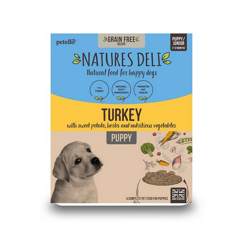 Natures Deli Grain Free Puppy Turkey wet dog food