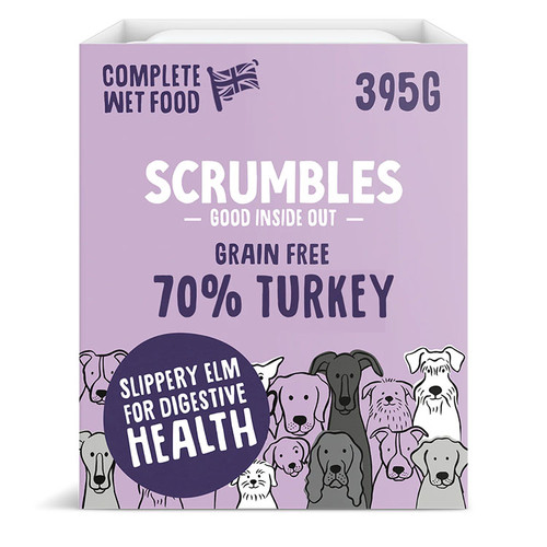Scrumbles Turkey Wet Dog Food