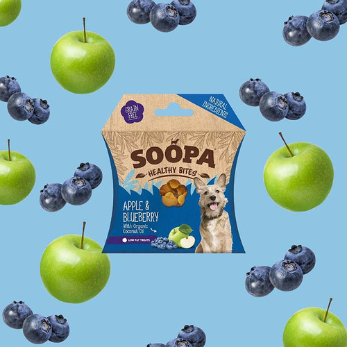 Soopa Apple & Blueberry Bites pack
