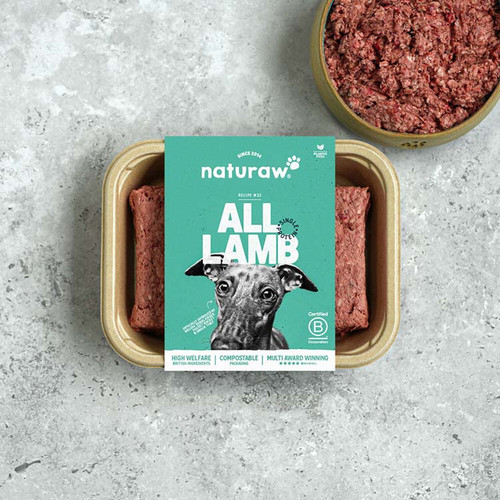 Naturaw All Lamb - Premium British Lamb Dog Food in Eco-Friendly Packaging at K9 Active