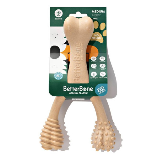 BetterBone Large Medium Strength dog chew in Classic and Beef flavour – safe, natural, and ideal for moderate chewers