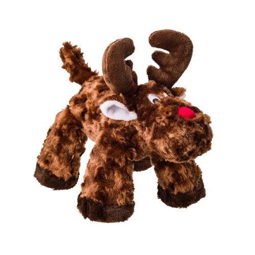 House of Paws Big Paws Reindeer soft plush Christmas dog toy with long squeaker legs