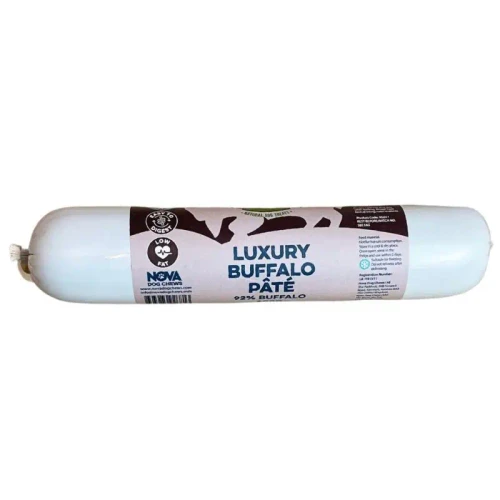 Nova Paddock Farm Luxury Buffalo Pâté 400g roll for dogs