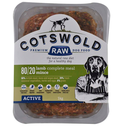 Cotswold Raw Dog Food Active Lamb Mince