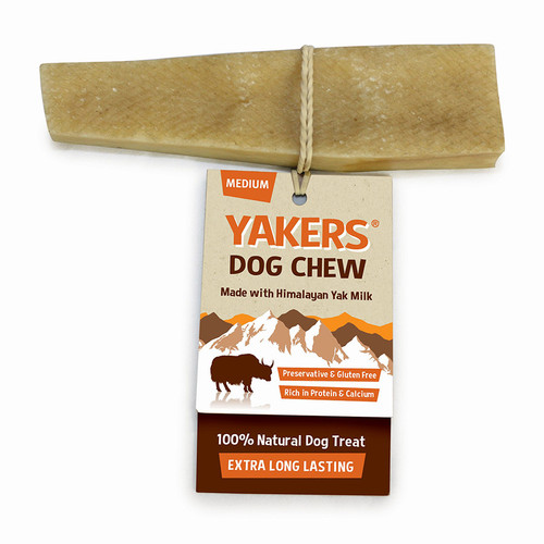 Yakers Himalayan YakMilk Dog Chew size Medium