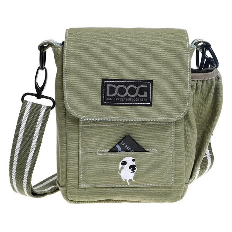 leather dog walking bag