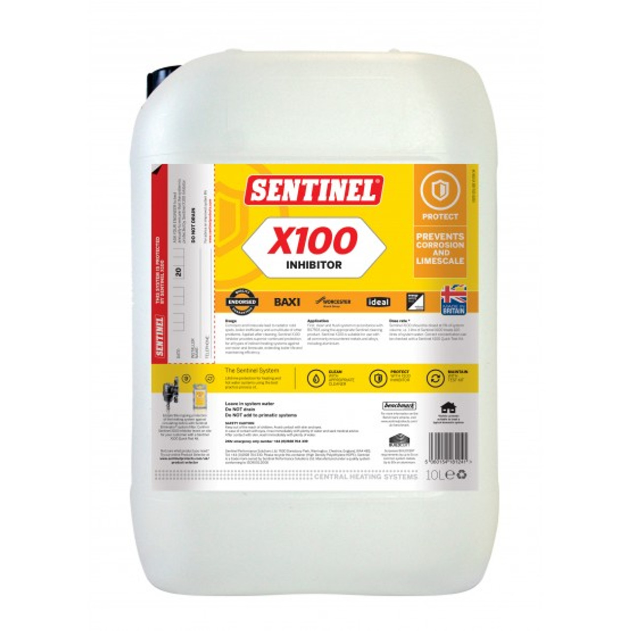 Sentinel X100 Corrosion Inhibitor for Central Heating Systems, 5