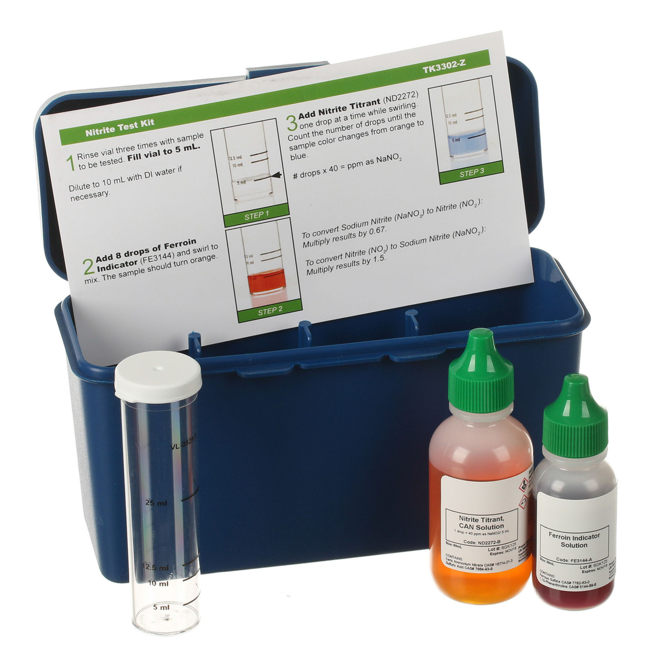 Sodium Nitrite Test Kit  Cannon Water Technology