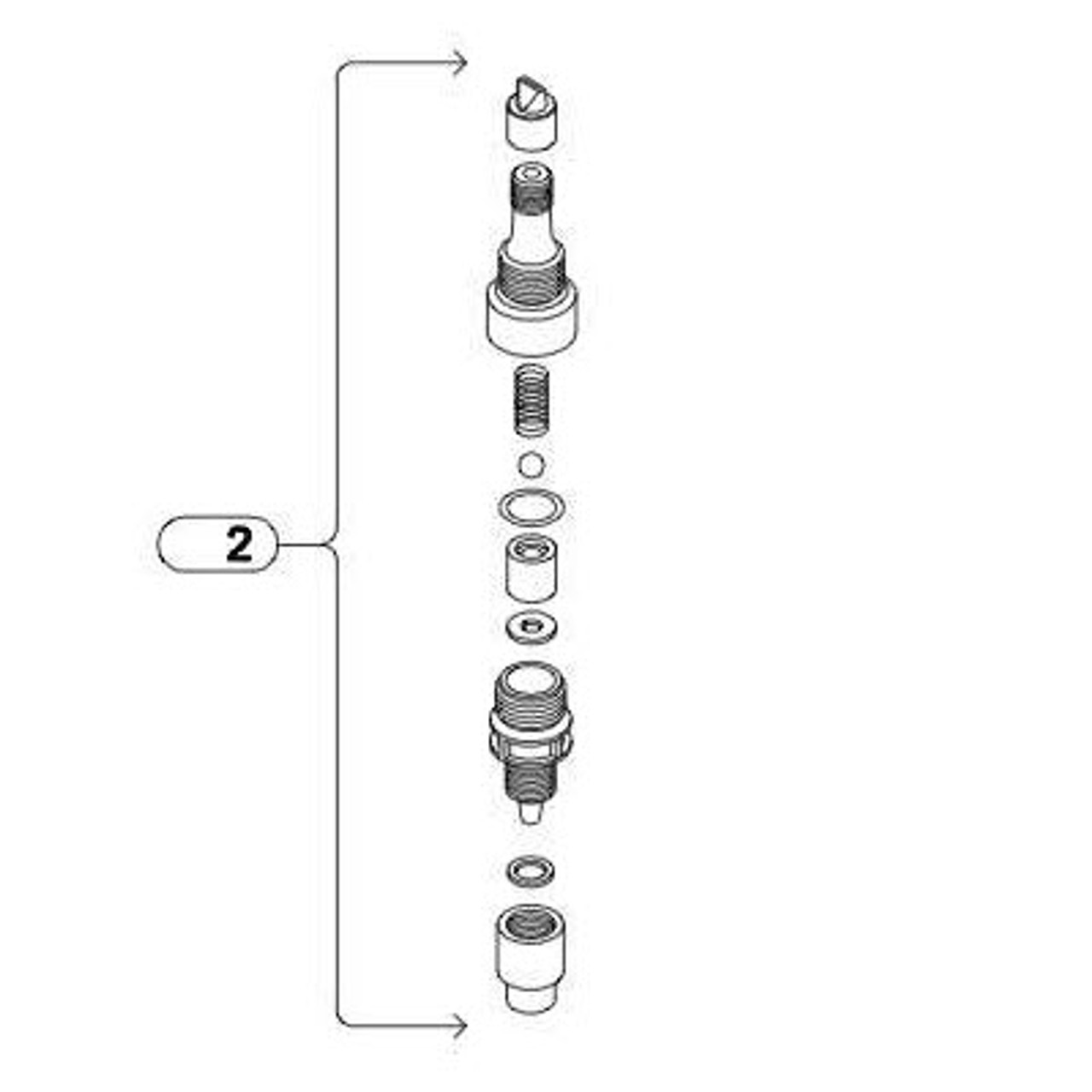 38026 LMI VALVE ASM, INJ 3/8