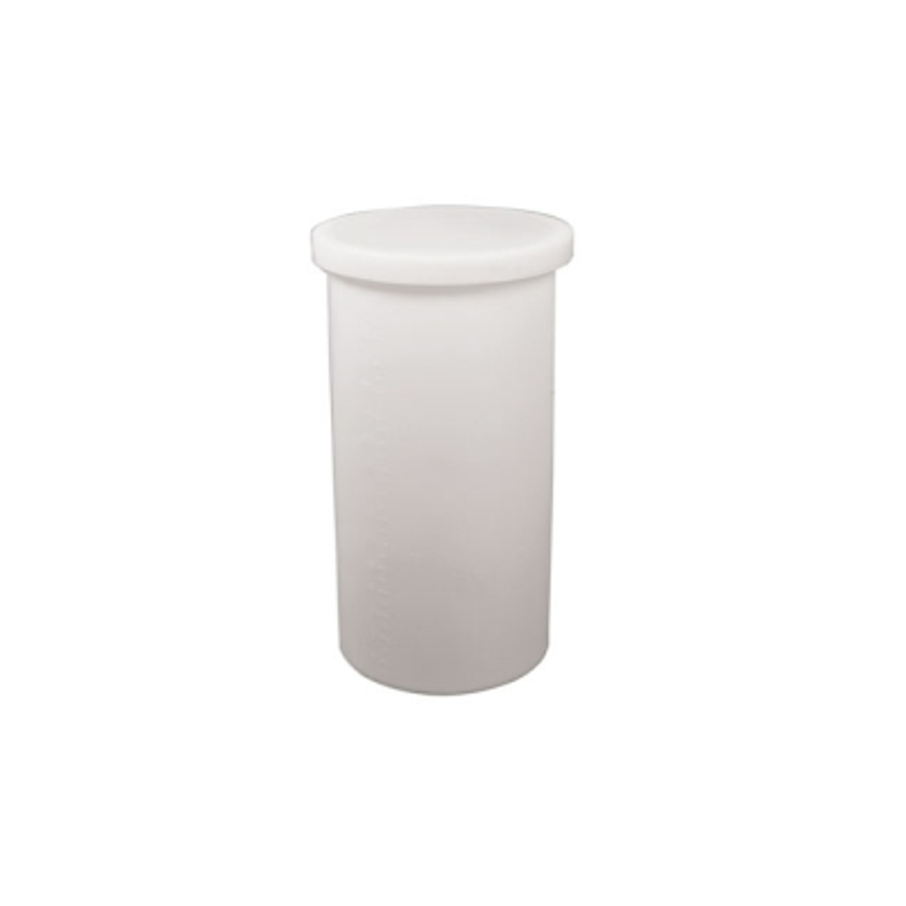 P15-C Gallon Polyethylene Straight Tank With Cover (Natural Color ...