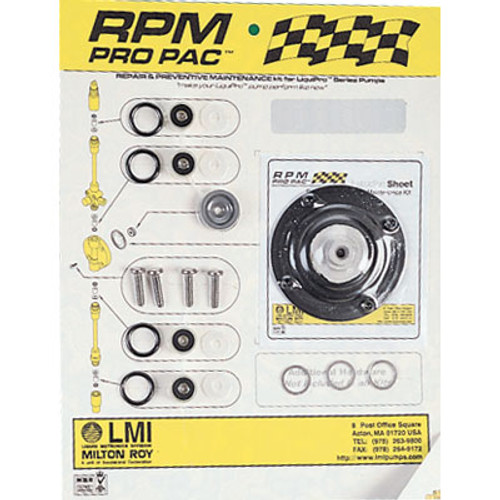 LMI RPM-920A Rebuild KIT fits Liquid End LE-920Ax, 920Hx, 928Ax, 928Hx