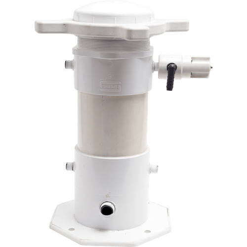 Vector BIOMATE 2000-15W 15 Pound Solid White Biocide Feeder, Rated 125psi (8.6bar), 100°F (38°C)