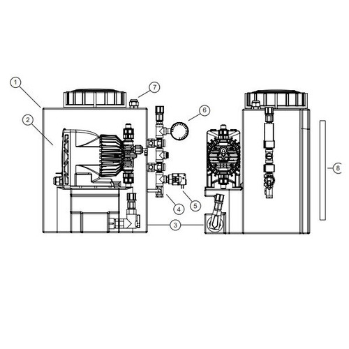 Advantage Controls Solid Feed Systems/ Economy Glycol Feeder | Pressure Gauge