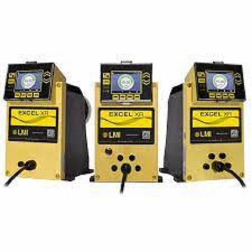 LMI Excel XRE12 Standard Plastic Metering Pumps, 16 GPH (60.6 LPH); 150 psi (10.3 bar)