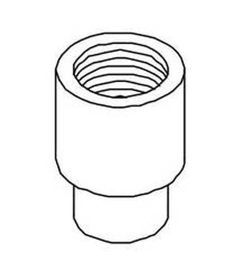 10299 LMI COUPLING NUT, PP 3/8