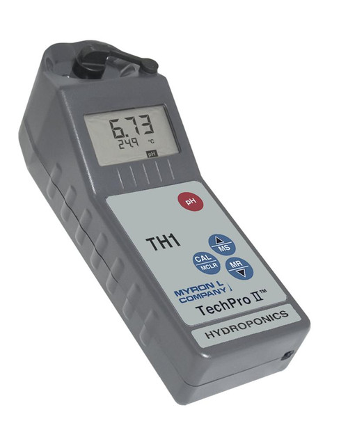 Myron L TechPro II TH1H Hydroponics pH Meter