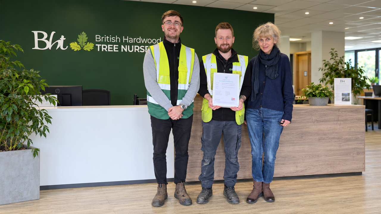 British Hardwood Tree Nursery Celebrates Five Years of Plant Healthy Certification