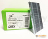 Grex 0.097" 3/4" T-Nails for Concrete Galvanized & Heat Treated GTN97-20 (Qty: 2,000)