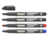TRACER Pack of 4 PERMANENT MARKERs (Black, Red, Blue) (APMK1)