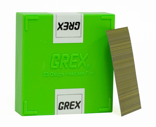 Grex 23 Gauge (23 Ga.) 1-1/2" Inch Micro Headless Pins 10,000 per box P6/38L (660292330386) (P6/38L)