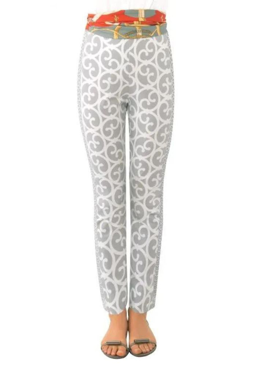 Heaven's Gate Neutral Cotton Spandex GripeLess Pull-on Pant