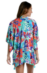 La Blanca Tropics of Tropez Kimono Back