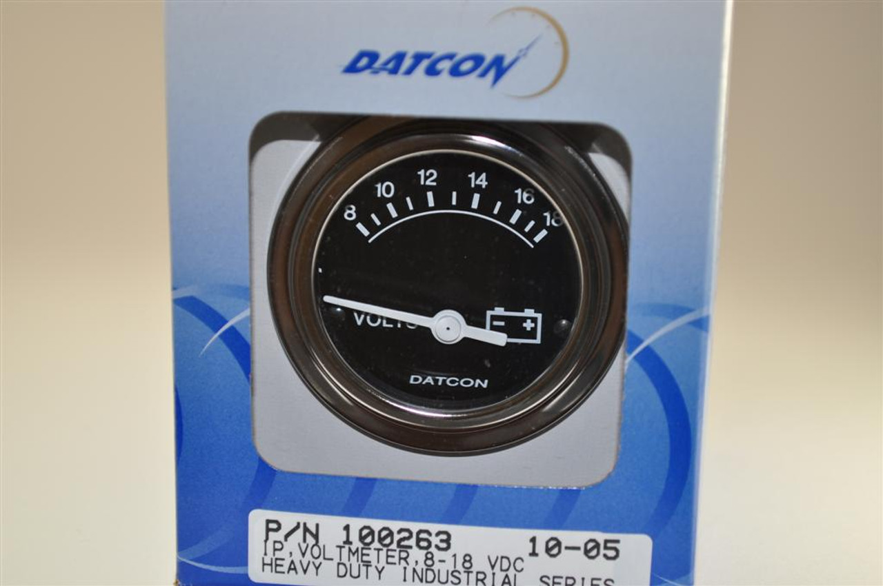 100263 - Datcon Voltmeter 12V 8-18 V - 100263 - Datcon