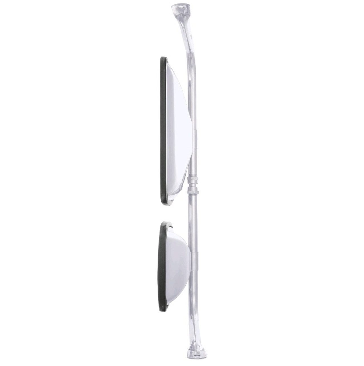 Truck-Lite 21.65-35.43 x 9.76 in. Step Van Assemblies Silver Stainless  Steel West Coast Mirror - 97846