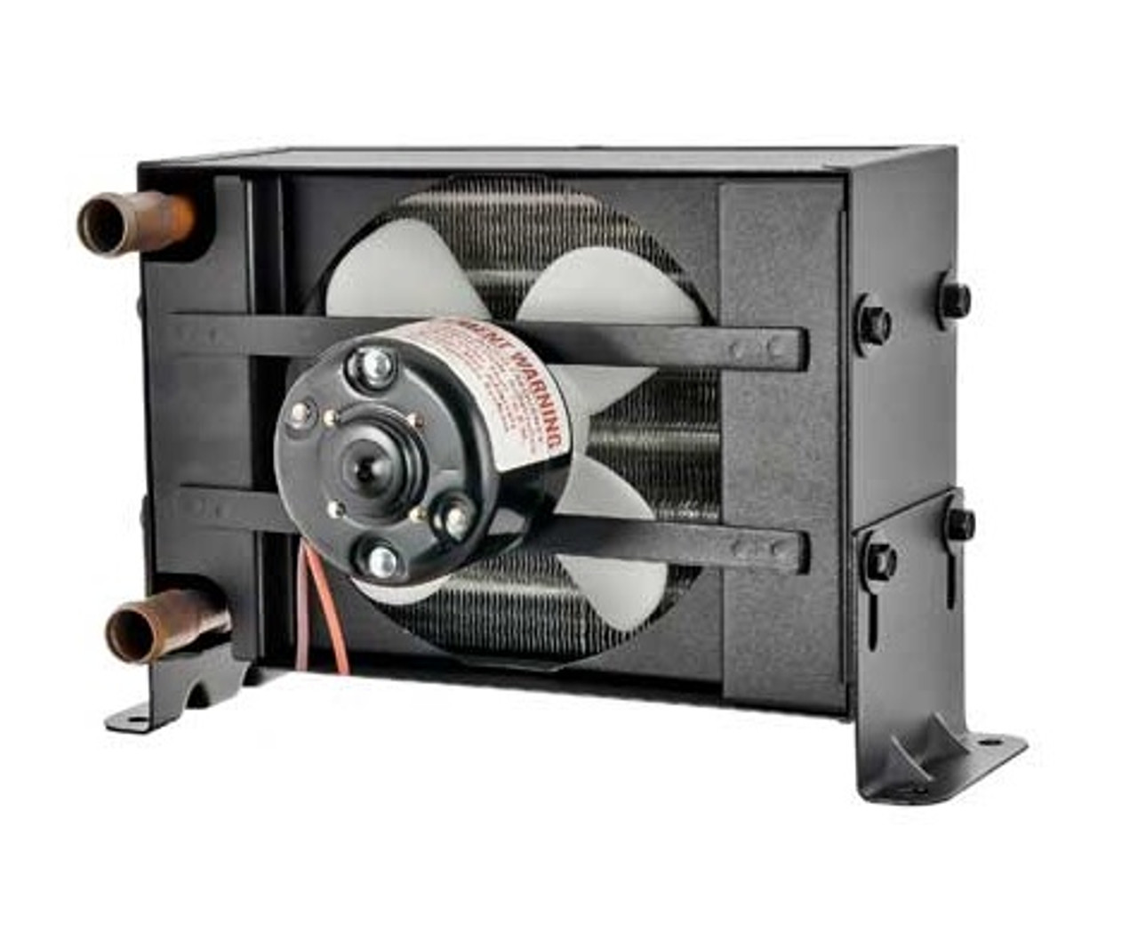 Red Dot R-254 Auxiliary Heater Unit with Single Fan Rear Exit 3/4 in.  Fittings 12VDC for HD Vehicles - R-254-1P