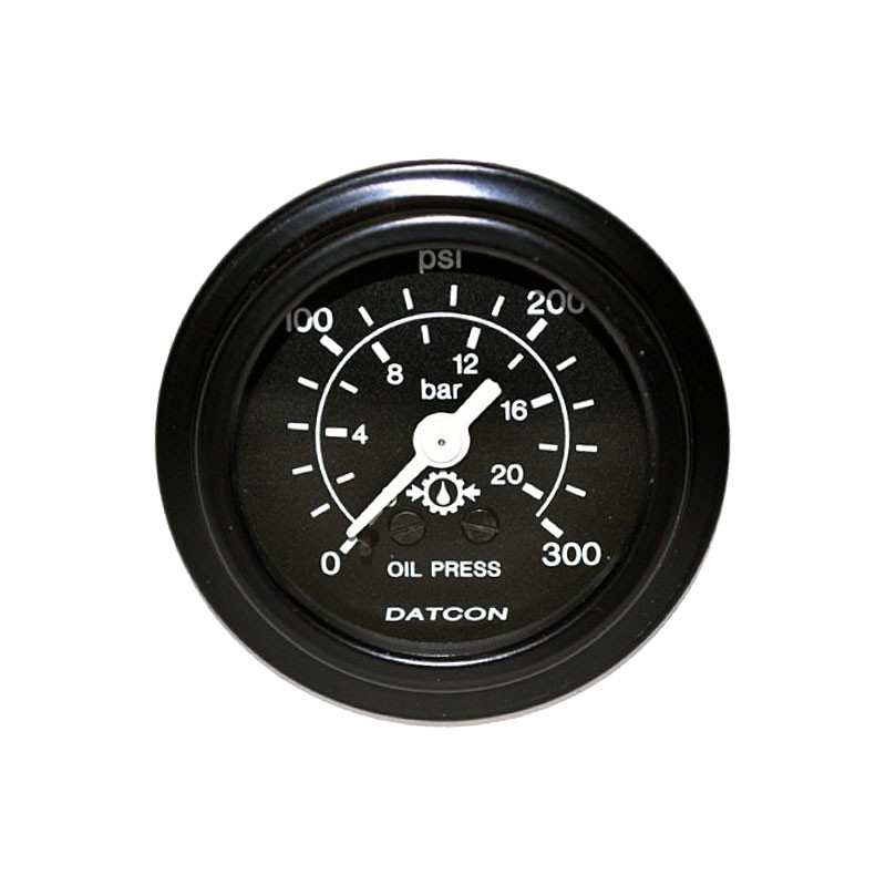 Datcon 100196 Mechanical Transmission Oil Pressure Gauge 0-300 PSI