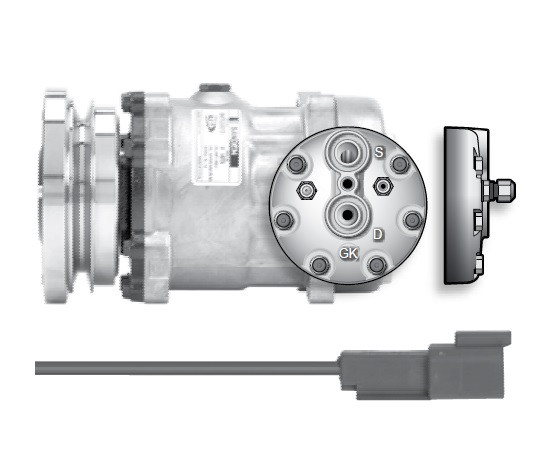 Sanden Compressor 75R81184 / RD-5-11240-0P by Red Dot