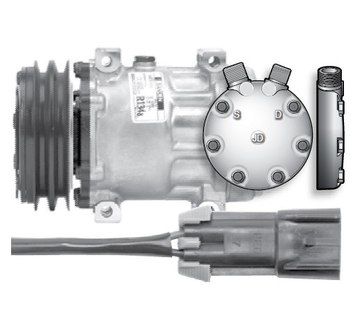 Red Dot Sanden Compressor 75R81532 / RD-5-11330-0P