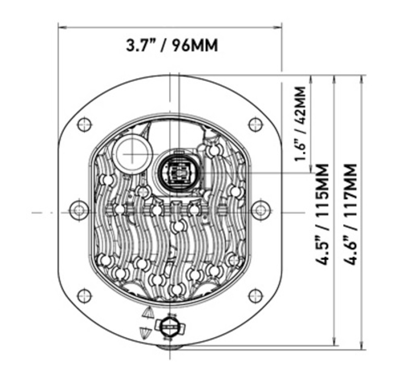 Fernscheinwerfer 1F0 011 988-121 F,Rechts, mit Halterahmen - Hella - 1F0  011 988-121