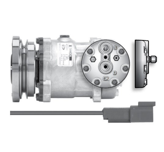Red Dot Sanden Compressor 75R84592 / RD-5-11220-0P