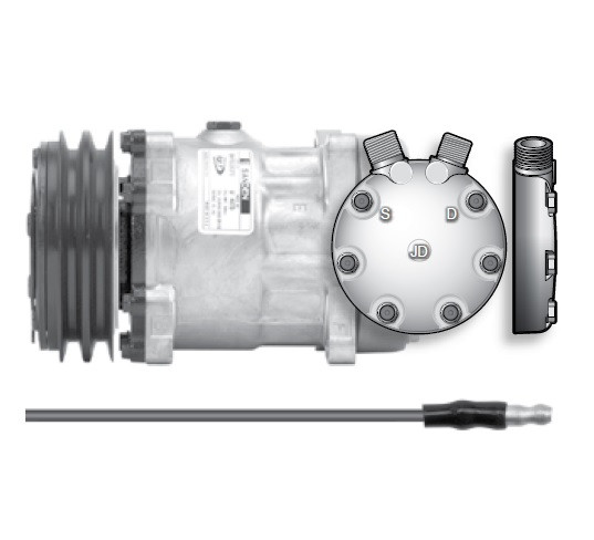 Red Dot Sanden Compressor 75R84492 / RD-5-10287-0P