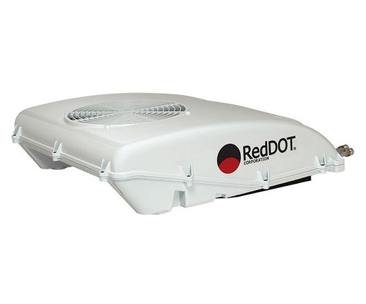red dot on road off road rooftop air conditioner