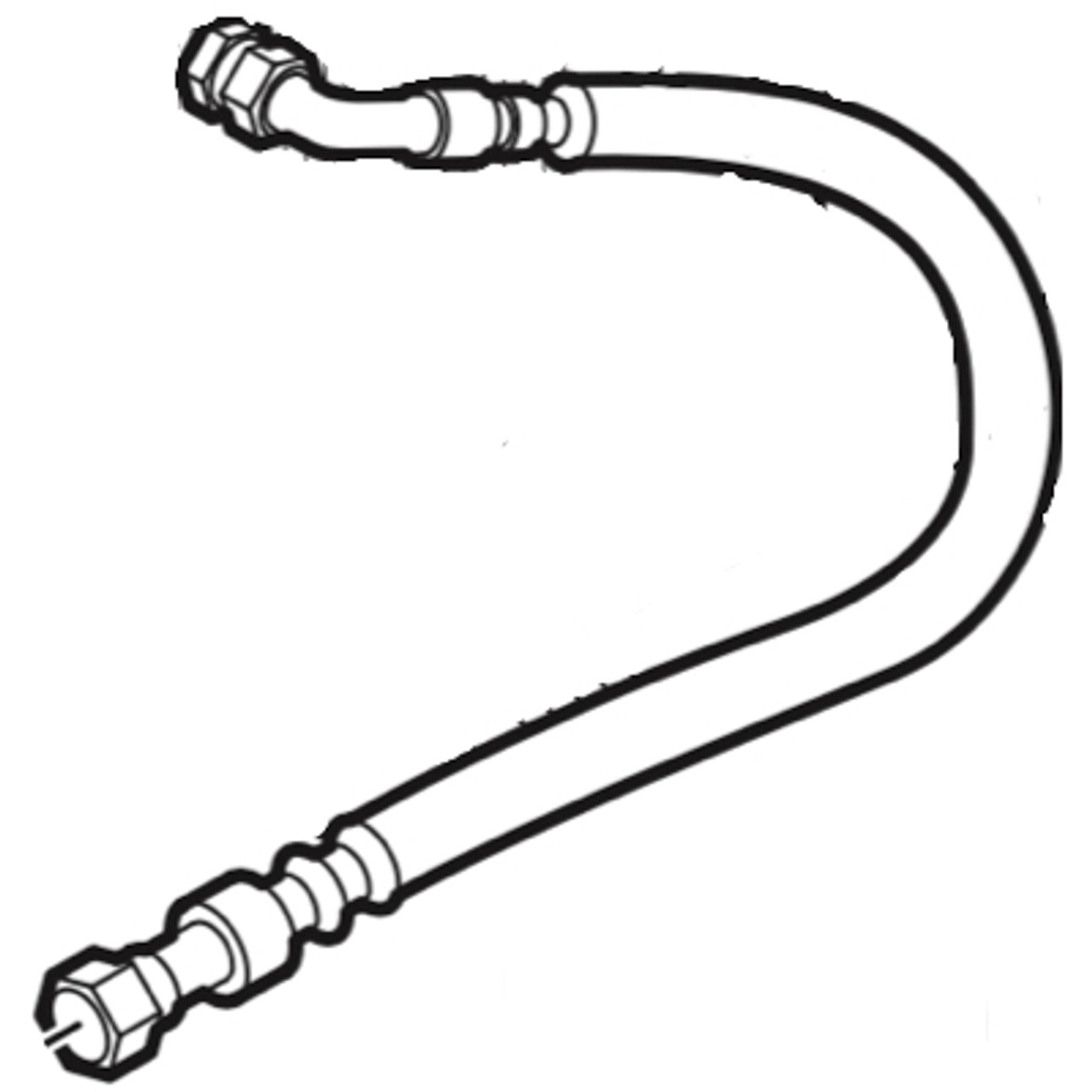 Red Dot No. 6 Refrigerant Hose Assembly for Condenser R-9730-0 Series -  RD-2-0815-14.70P