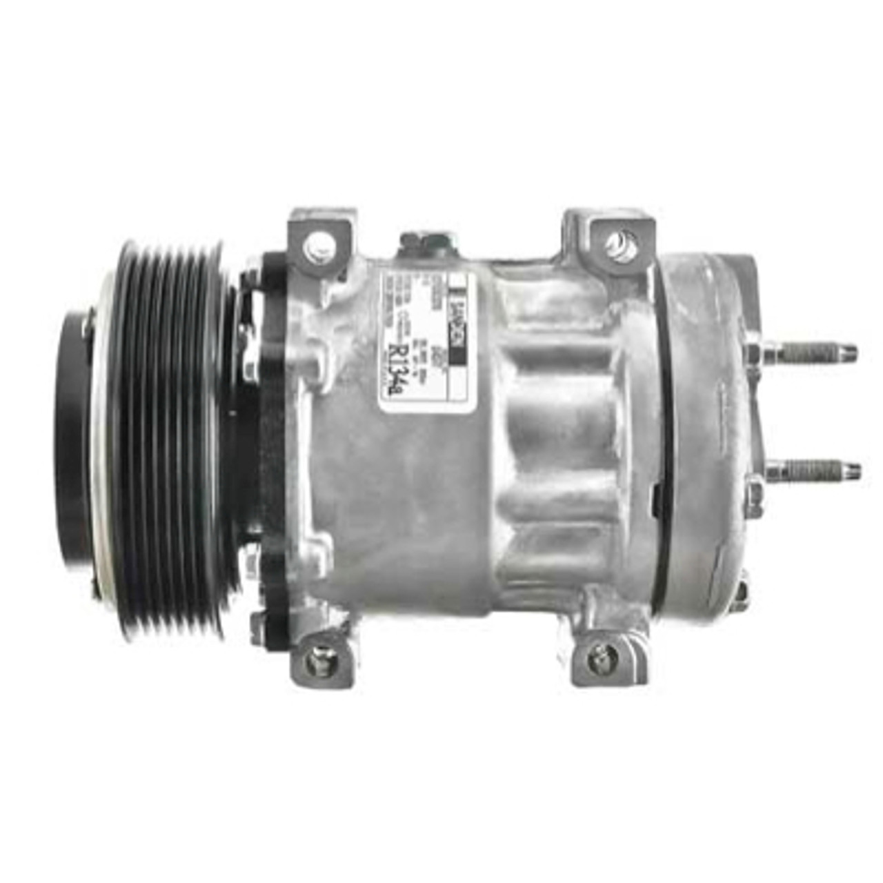 Sanden Compressor Model SD7H15 12V with 126mm Clutch Diameter and Pad  Fitting - 20-04577-AM by Omega