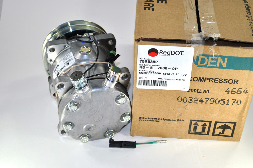 Red Dot Sanden A/C Compressor 75R8382