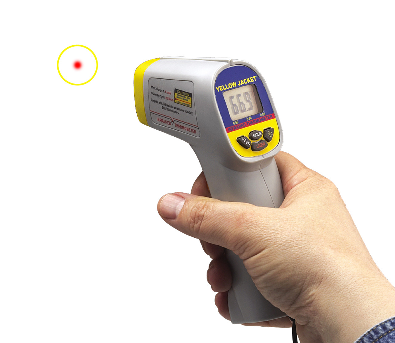 Yellow Jacket 69228 Pistol-Grip Infrared Thermometer
