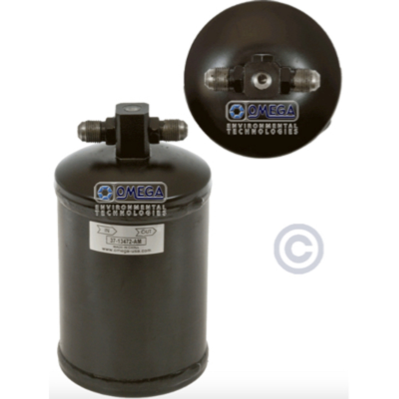 ontsnapping uit de gevangenis in het geheim Split Omega Receiver Drier 37-13472-AM